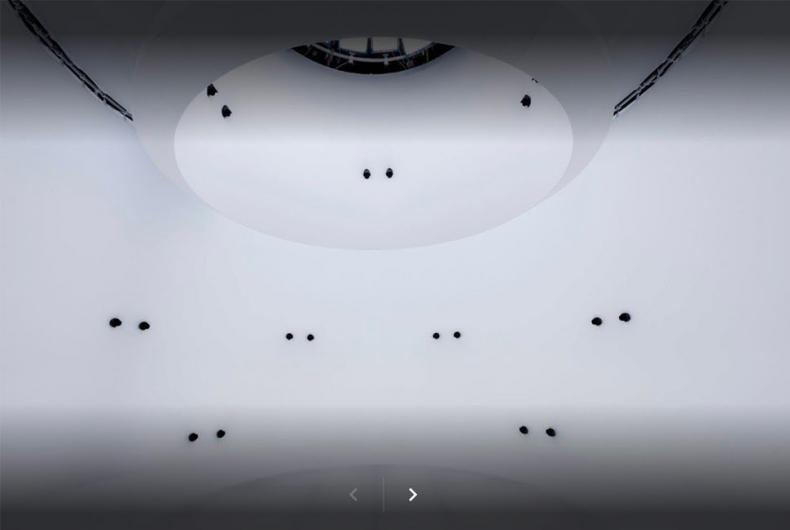 Kameravorrichtung im volumetrischen Aufnahmestudio Volucap in Babelsberg