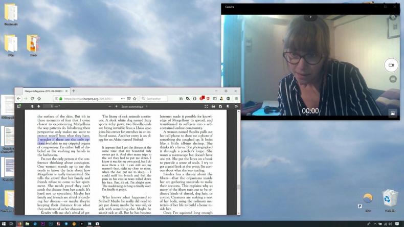 Abb. 1: WATCHING THE PAIN OF OTHERS, R: Chloé Galibert-Laîné, F 2019