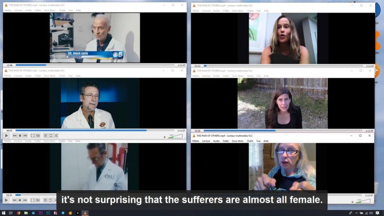 Abb. 3: WATCHING THE PAIN OF OTHERS, R: Chloé Galibert-Laîné, F 2019, Sprechen und Zuhören im hervorgehobenen Geschlechterverhältnis